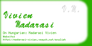 vivien madarasi business card